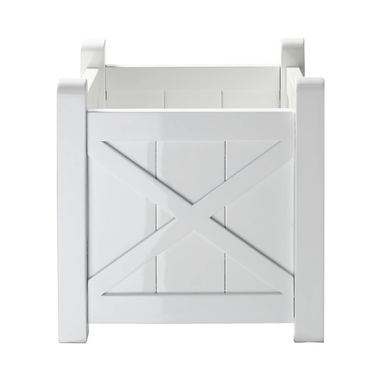 Rosenborg plantekasse 40x40x40cm hvid